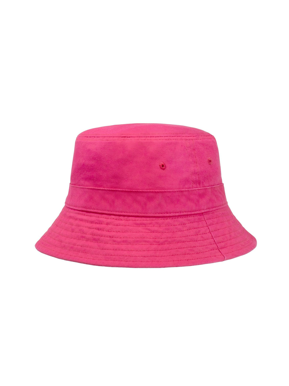 Hot Summer Bucket Hat Trendy Cotton Sun Cap for Beach | Bubblegum Pink | Size OS